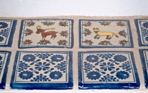 Moose & cat tiles