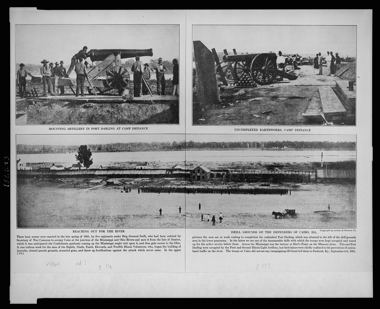 Reaching out for the river - drill grounds of the defenders of Cairo, Ill