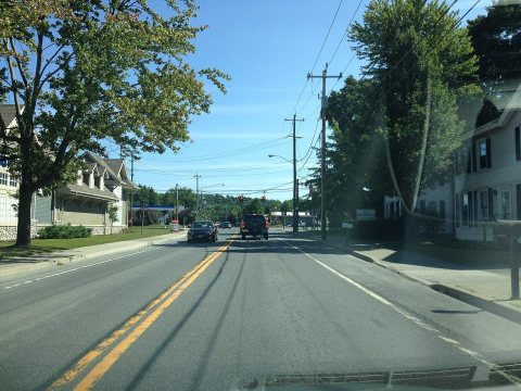 2013-08-25 10 55 39 View east along New York State Route 43 in