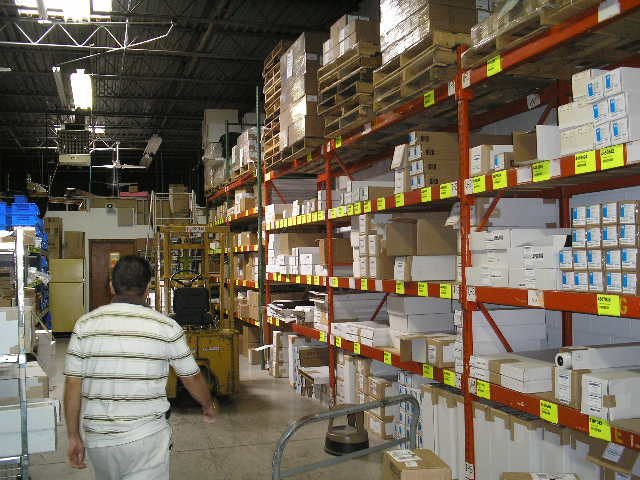 Numeridex Warehouse at headquarters in