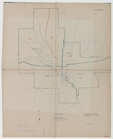 1950 Census Enumeration District Maps - Alabama - Autauga County - Prattville - ED AL 1-2 to 6