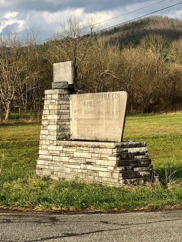 Columbia Marble Company Sign