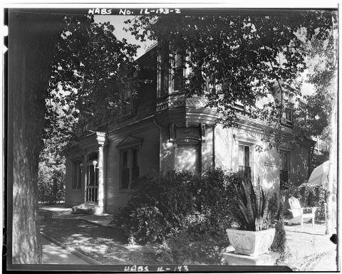 FRONT AND SIDE FACADES - Brick House