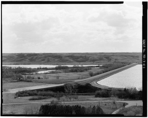 Upper Souris National Wildlife Refuge, Dam 83, Souris River Basin