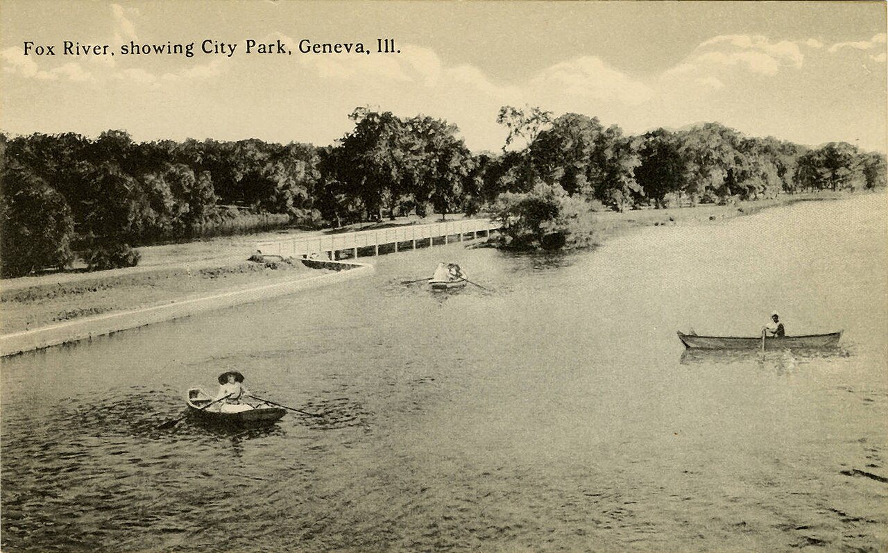 Fox River showing City Park (NBY 5188)