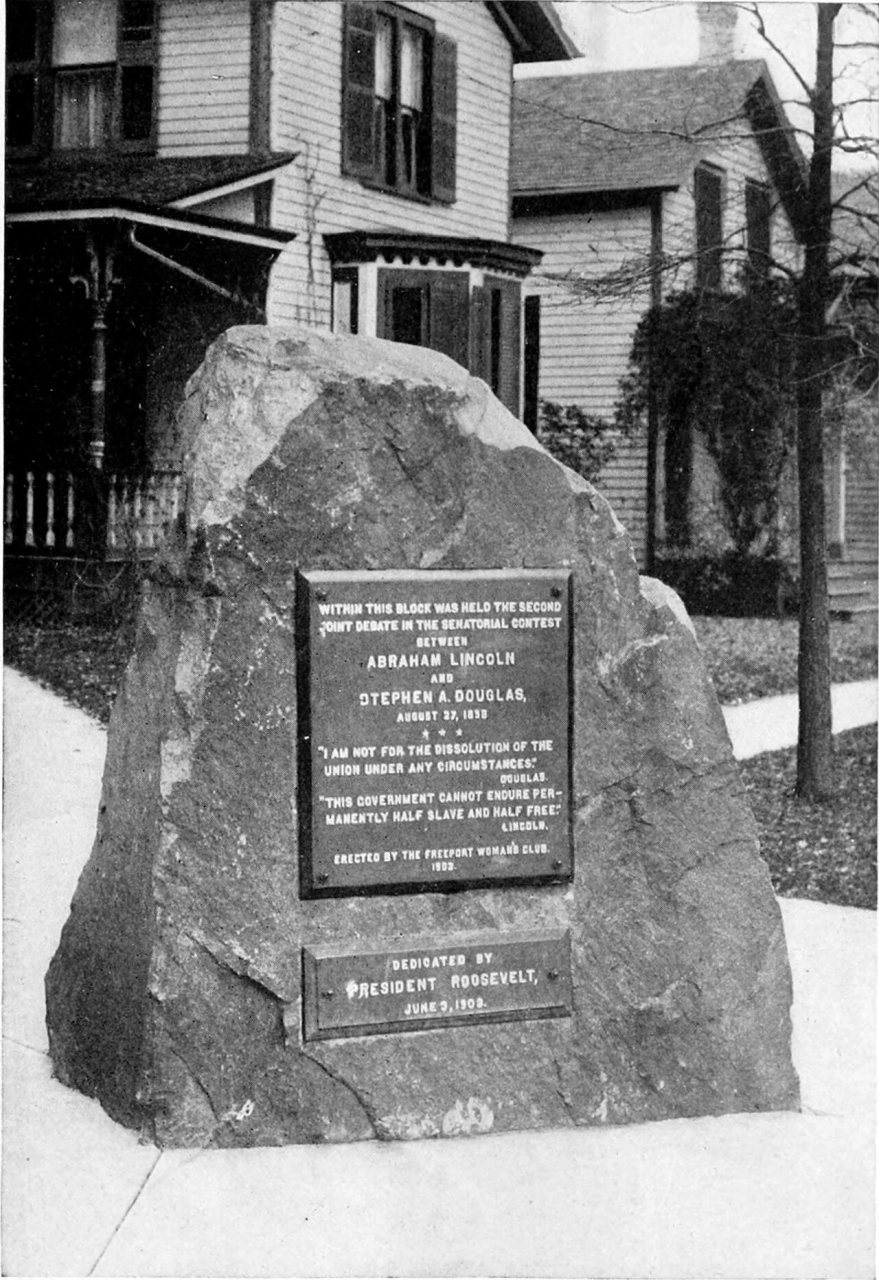 The Lincoln–Douglas debates of 1858 - SITE OF THE FREEPORT DEBATE