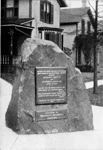 The Lincoln–Douglas debates of 1858 - SITE OF THE FREEPORT DEBATE