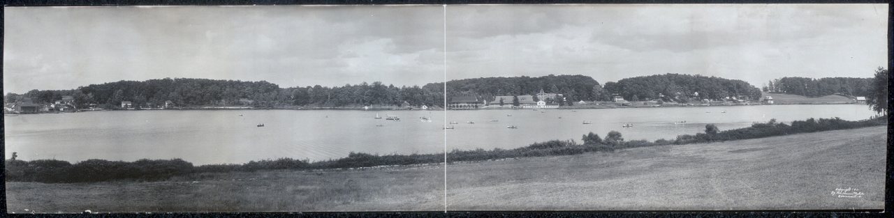 Panoramic view of Brady Lake