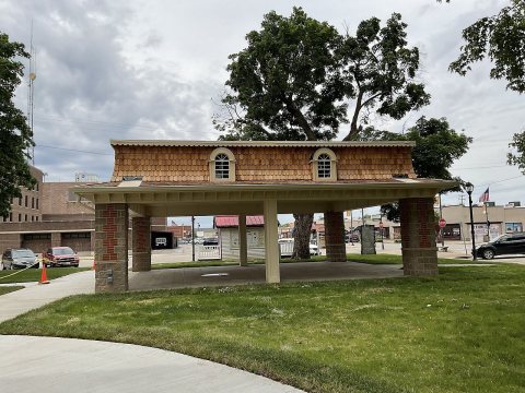 New pavilion on grounds Effingham County Museum