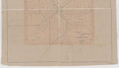 1950 Census Enumeration District Maps - Alabama - Coffee County - Enterprise - ED AL 16-31 to 37