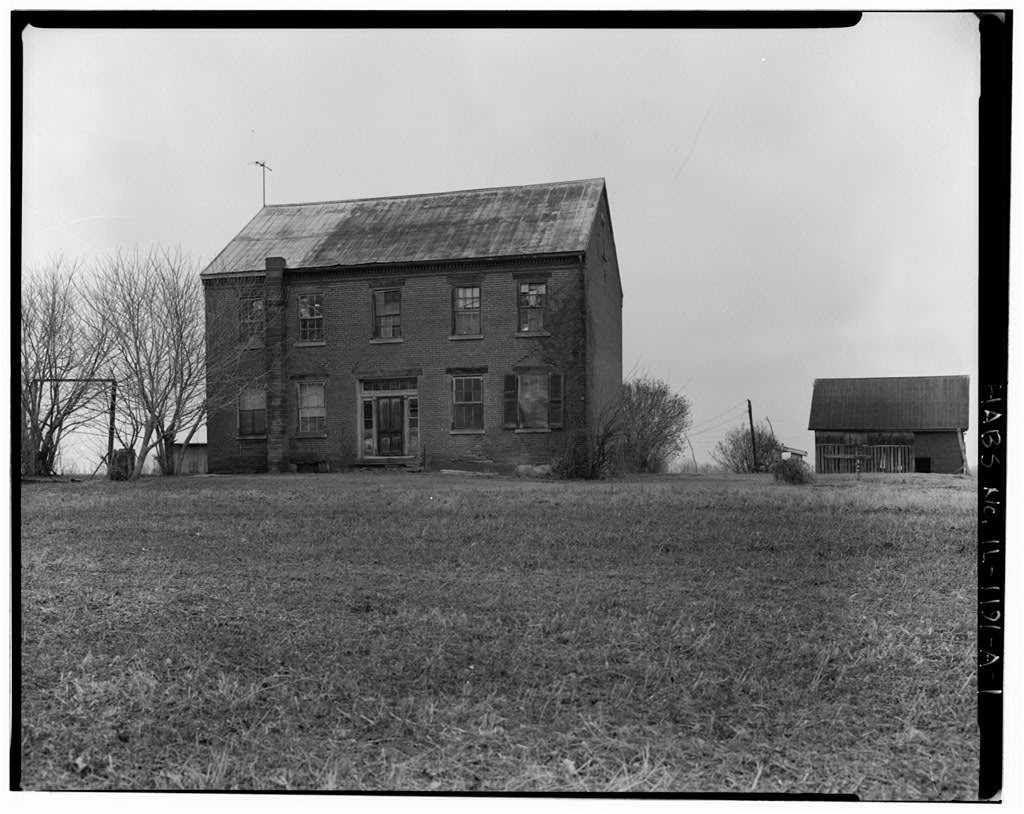 Merkel Farmstead, House, 8570 Louella Lane, south side of U.S. Route 64