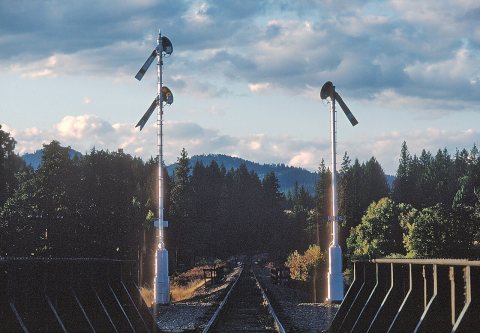 Southern Pacific RR Semaphores in the Siskiyous by Roger Puta -- 4 Photos