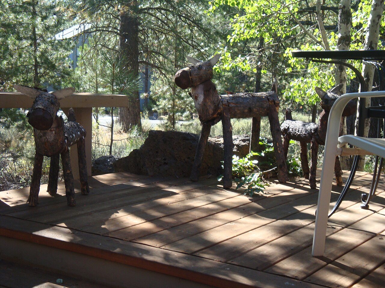 Wooden deer