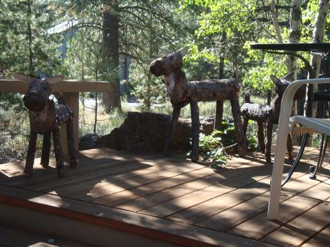 Wooden deer