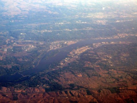 East Moline, Illinois and Riverdale, Iowa Along Mississippi River