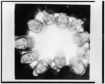 Unique view of a huddle
