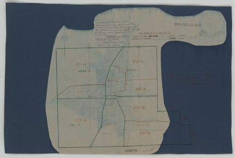 1950 Census Enumeration District Maps - Alabama - Pike County - Troy - ED AL 55-1 to 9