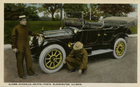 Klemm, Overalls, Shirts, Pants, automobile, changing tire (NBY 3078)