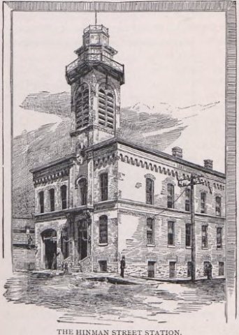 Hinman Street station