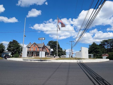 Rutherford, PA veterans memorial, Sept. 2025