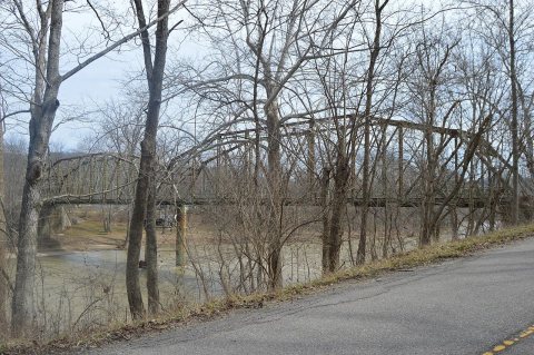 Cedar Grove Bridge, upstream side