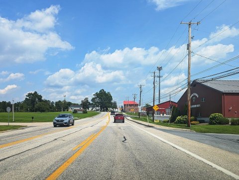 PA 39 eb entering Linglestown, July 2025