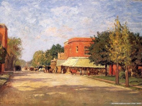 Theodore Clement Steele - Street in
