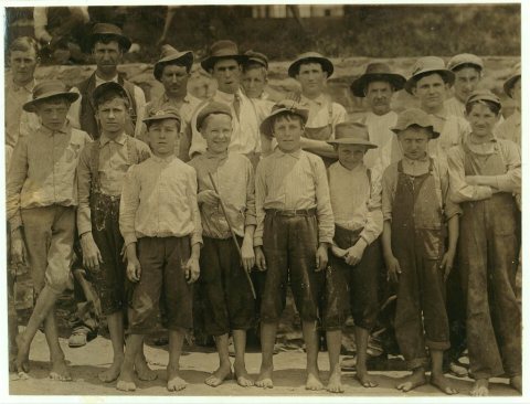 Group of young workers