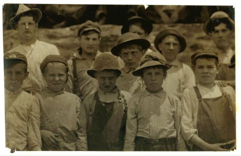 Group of young workers