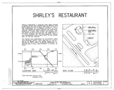 Shirley's Restaurant, U.S. Highway 52 & State Road 28