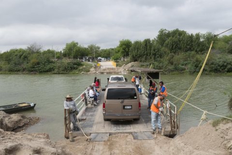 The hand-pulled Los Ebanos Ferry or El Chalan, formally known as the Los Ebanos-Diaz Ordaz Ferry, a hand-operated cable…