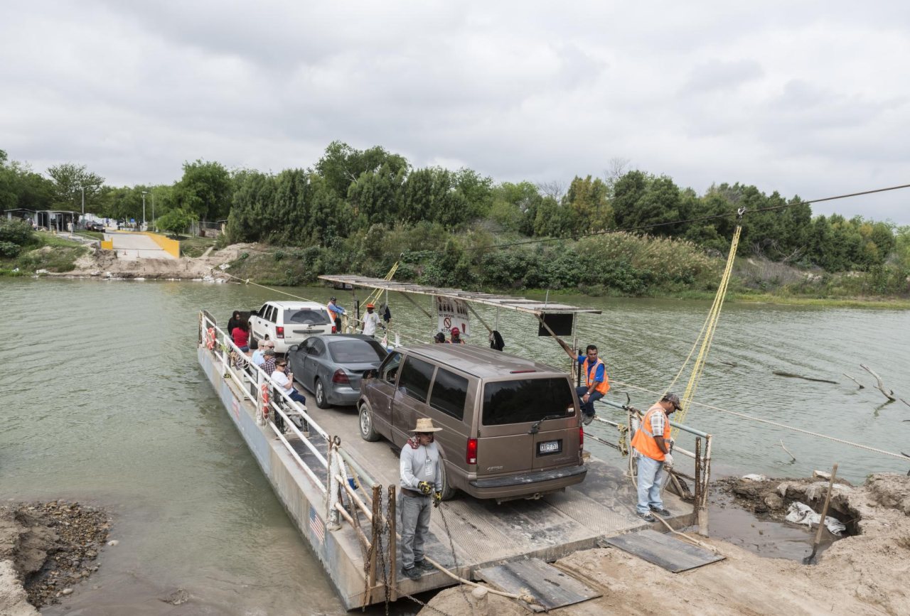 The hand-pulled Los Ebanos Ferry or El Chalan, formally known as the Los Ebanos-Diaz Ordaz Ferry, a hand-operated cable…
