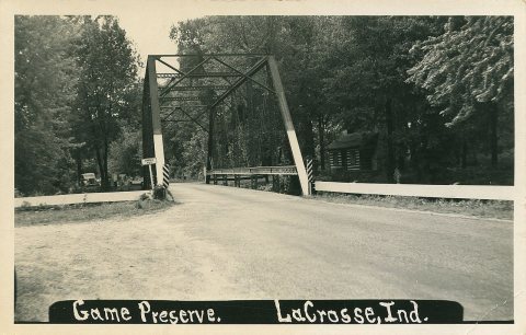 Game Preserve, circa 1935 - LaCrosse, Indiana