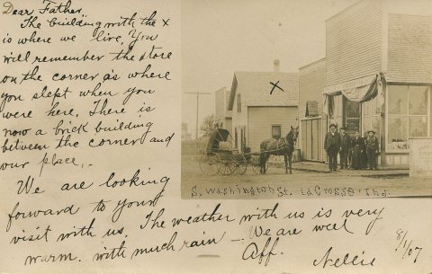 South Washington Street, 1907 - LaCrosse, Indiana