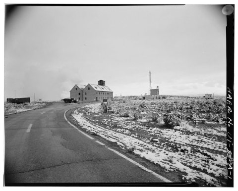 Dugway Proving Ground, German-Japanese Village, German Village, South of Stark Road, in WWII Incendiary Test Area