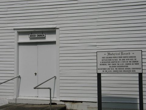 Beech Church Front Sign
