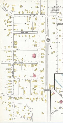 Wilder, Vermont (Sanborn Fire Insurance Map, 1917, LOC sanborn08960 004)