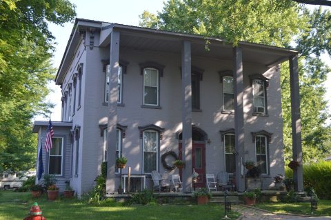 Italianate house across from St. Patrick's in