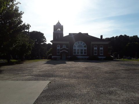 Modest Town Baptist Church, taken from the parking lot