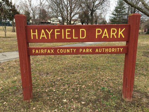HayfieldParkSign