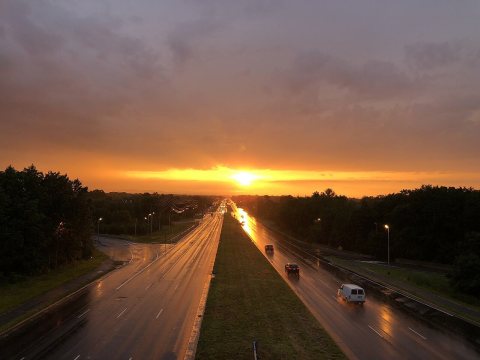 2020-06-22 20 21 28 View westbound along U.S. Route 50 (Lee Jackson Memorial Highway) from Virginia State Route 286 (Fa…
