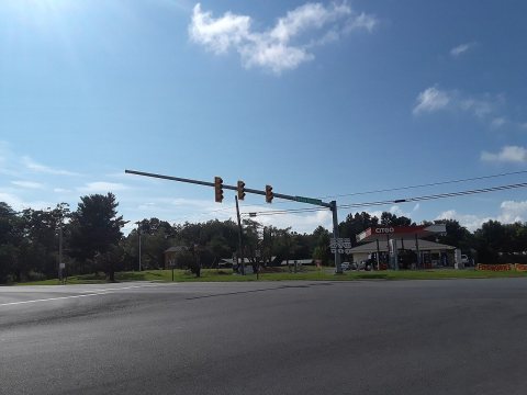 Commercial intersection