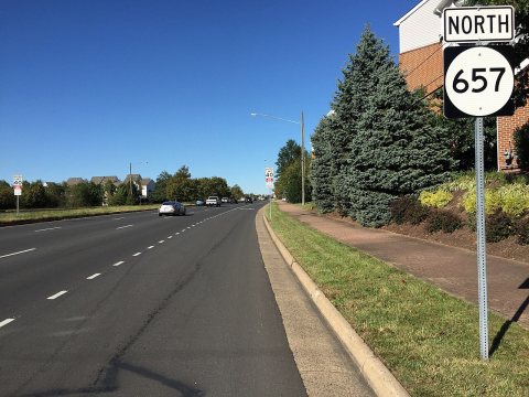 2017-10-17 15 20 13 View north along Centreville Road (Virginia State Secondary Route 657) at Frying Pan Road (Virginia…