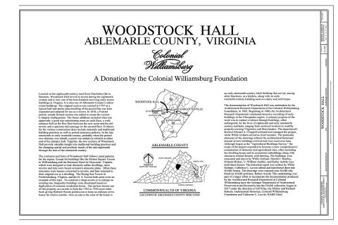 Woodstock Hall, 4045 State Route 637 (Dick Woods Road)