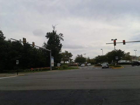 Shopping center entrance, Fair Lakes CDP, Fairfax County, VA