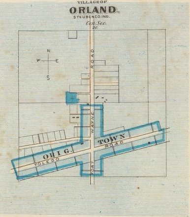 Orland, Indiana 1876