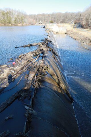 Lake Accotink dam 2021