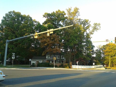 Entrance to a subdivision