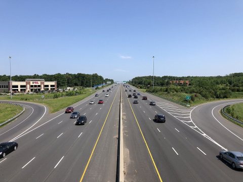 2022-05-22 10 55 45 View north along Virginia State Route 28 (Sully Road) from Sterling Boulevard (Virginia State Secon…