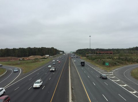 2017-10-13 11 59 09 View north along Virginia State Route 28 (Sully Road) from Sterling Boulevard (Virginia State Secon…
